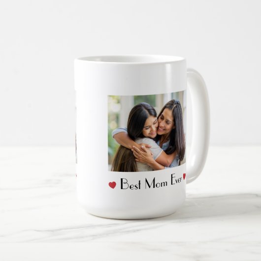 Best Mom Ever Mug Gift | Gift for Her Kaffeetasse (VorderseiteRechts)
