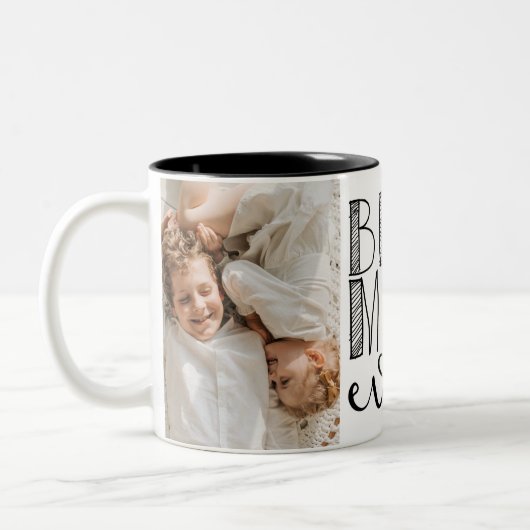 Best Mom Ever Mug Zweifarbige Tasse (Links)