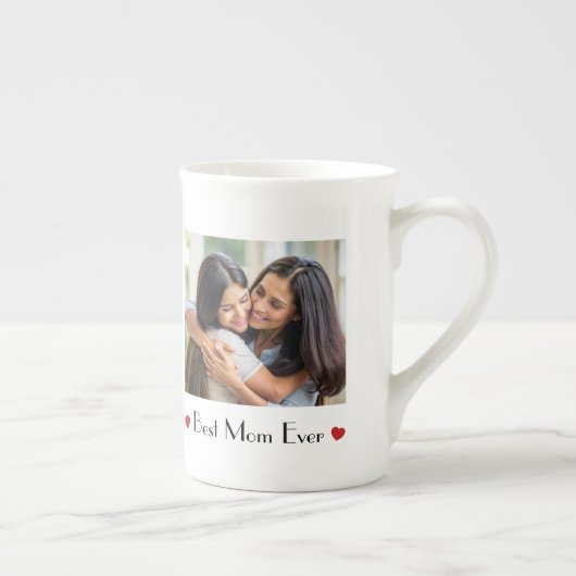 Best Mom Ever Personalized Mug | Best Mom Gift Porzellantasse (Rechts)