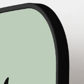 Best Mom Ever Personalized Sage Green Pickleball Schläger (Linke Seite)