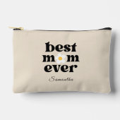 Best Mom Ever Personalized  Zubehörtasche (Vorderseite)