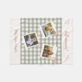 Best Mom Ever Photo Collage Fleecedecke (Vorderseite (Horizontal))