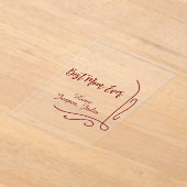 Best mom ever red love Spanish border stylish  Acryleinladungen (Ablage )