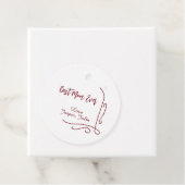 Best mom ever red love Spanish border stylish  Geschenkanhänger (Beispiel)