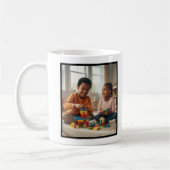 Best Mom Ever Retro Groovy 1 Photo Keepsake Kaffeetasse (Links)