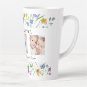 Best Mom Ever Wildflower Photo Mother's Day  Milchtasse (Rechts)