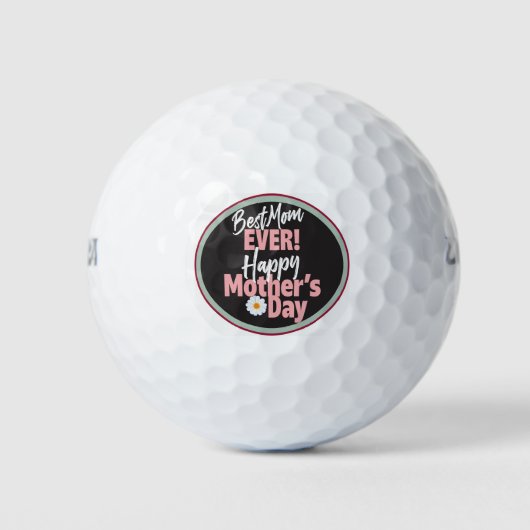 Best Mom Golf Balls Golfball (Vorderseite)