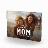 Best mom in the whole world mothers day fotoblock (Rechts)