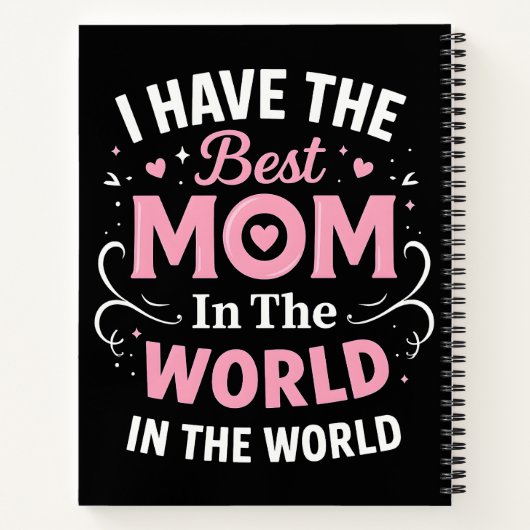 Best Mom in the world Notizblock (Rückseite)