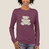 Best Mom Mother's Day Teddy Bear Tri-Blend Shirt (Vorderseite)