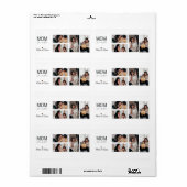 Best Mom Photo Collage Mug (Vorne)