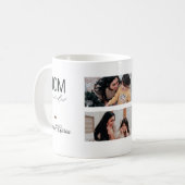 Best Mom Photo Collage Mug Kaffeetasse (Vorderseite Links)