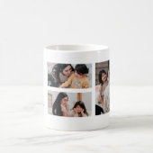 Best Mom Photo Collage Mug Kaffeetasse (Mittel)