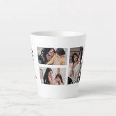 Best Mom Photo Collage Mug Milchtasse (Vorderseite)