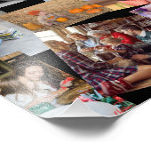 Best Moments New Year Photo Collage Fotodruck (Ecke)