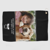 Best Momma by Par Fun Foto Golfer Moderne Vorlage Golfhandtuch (Horizontal)