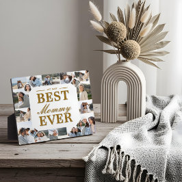 Best Mommy Ever Father's Day Photo Frame Collage Fotoplatte