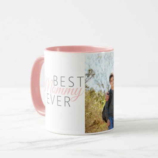 Best Mommy Ever Foto Tasse (Vorderseite Links)