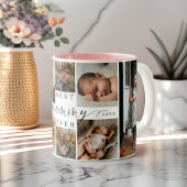 Best Mommy Ever | Mother's Day 8 Photo Collage Zweifarbige Tasse