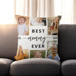 Best Mommy Ever - Muttertagsfoto Collage Kissen<br><div class="desc">Feiern Sie Ihre Mami mit dem "Besten Mommy-Ever" Foto Collage Kissen zum Muttertag. Dieses personalisierte Kissen besticht durch eine wunderschön arrangierte Collage aus gepflegten Fotos, in der besondere Momente und Erinnerungen eingefangen werden. Die herzliche Nachricht "Best Mommy Ever" fügt eine liebevolle Touch hinzu. Aus hochwertigem, weichem und langlebigem Material, bietet...</div>