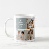 'Best Mommy Ever' Nachricht Custom 7 Foto Collage Kaffeetasse (Links)