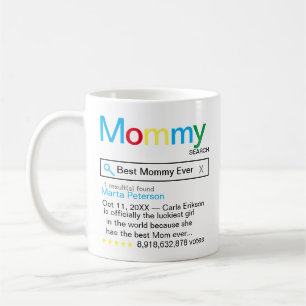 Best Mommy Ever Search Motor Ergebnis mit Meldung Kaffeetasse