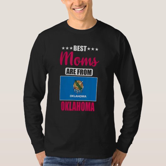 Best Moms are from Oklahoma T-Shirt (Vorderseite)
