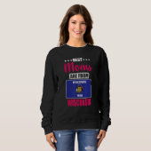 Best Moms are from Wisconsin Sweatshirt (Vorne ganz)