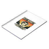 Best Monkey Dad Ever Vintage Monkey Father Shirt_1 Notizblock (Linke Seite)