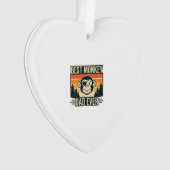 Best Monkey Dad Ever Vintage Monkey Father Shirt_1 Ornament (Vorderseite)
