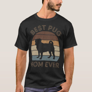 Best Mops Mama Ever Funny Vintager Mops Dog Mama T-Shirt