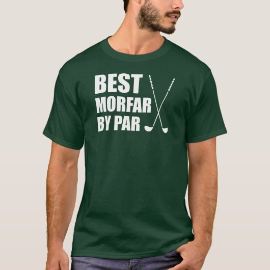 Best Morfar by Par Swedish Grandpa Golf T-Shirt (Vorderseite)
