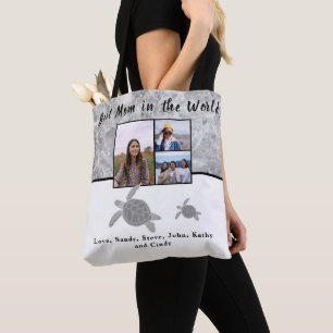 Best Mother 3 Foto Gray Marbella Sea Turtles Tasch Tasche