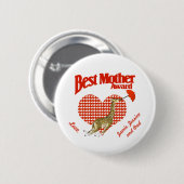 Best Mother Award Keepake Button (Vorne & Hinten)