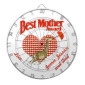 Best Mother Award Keepake Dartscheibe (vorne)