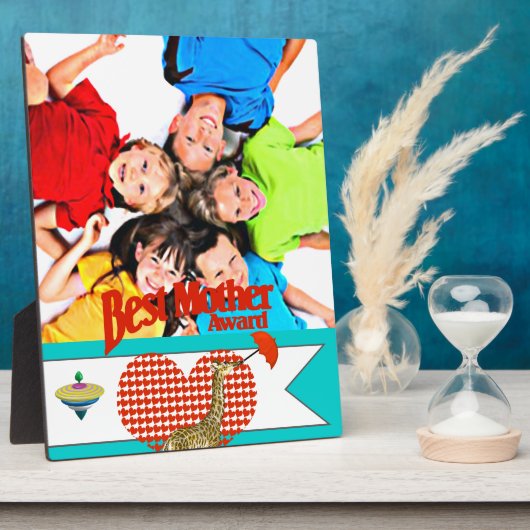 Best Mother Award Keepake Fotoplatte (Seite)