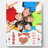 Best Mother Award Keepake Fotoplatte (Vorderseite)