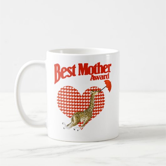 Best Mother Award Keepake Kaffeetasse (Links)