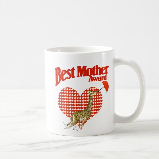 Best Mother Award Keepake Kaffeetasse (Rechts)