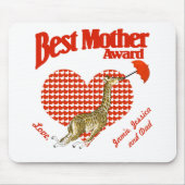 Best Mother Award Keepake Mousepad (Vorne)