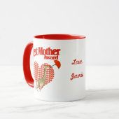 Best Mother Award Keepake Tasse (Vorderseite Links)