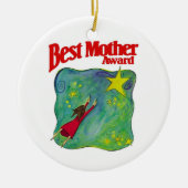 Best Mother Award Ornaments Keramik Ornament (Vorne)