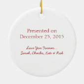 Best Mother Award Ornaments Keramik Ornament (Hinten)