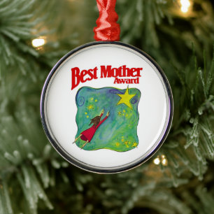 Best Mother Award Ornaments Ornament Aus Metall