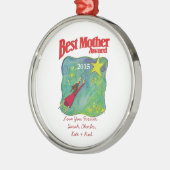 Best Mother Award Ornaments Silbernes Ornament (Links)