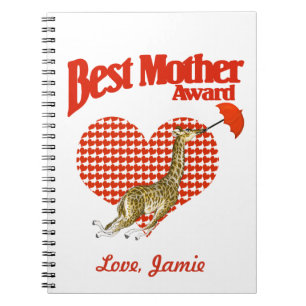 Best Mother AwardNotebook Planner Journal Notizblock