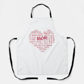 Best Mother Qualitäten und Mama Eigenschaften Invi Schürze (Vorderseite)