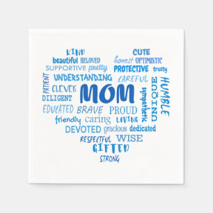Best Mother Qualitäten und Mama Eigenschaften Invi Serviette