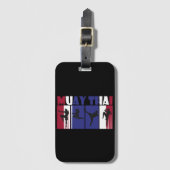 Best Muay Thai dad Gepäckanhänger (Vorderseite Vertikal)