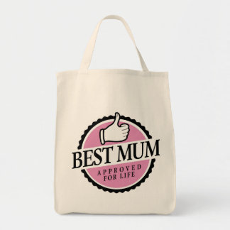 Best mum approved for life pink bag tragetasche